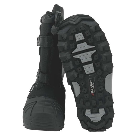 Baffin | Kid's Young Eiger Winter Boots | Black | Size 8 - Picture 6 of 6